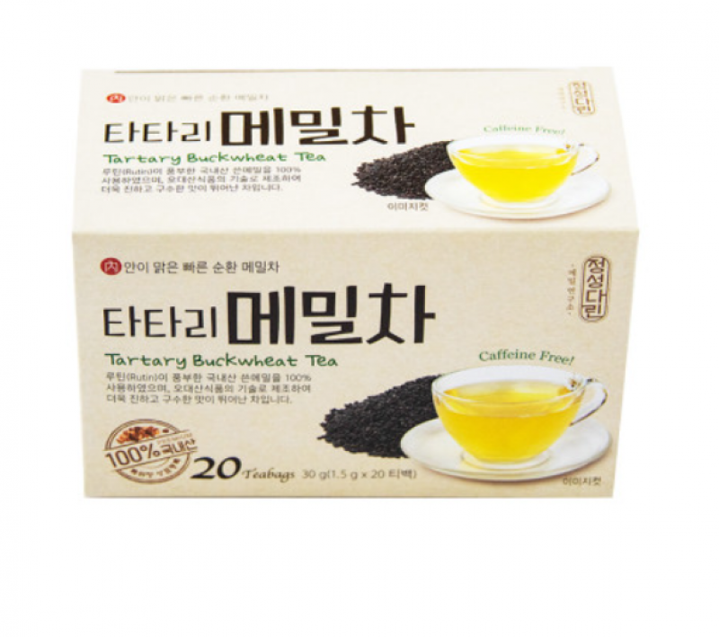 오대산식품,타타리 메밀차 20티백(1.5g*20티백) / 국내산 쓴메밀차